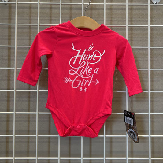 NWT Under Armour Hunt LS Onesie - 3/6m