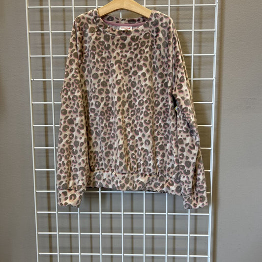 Cat & Jack Soft Leopard LS Top - 14