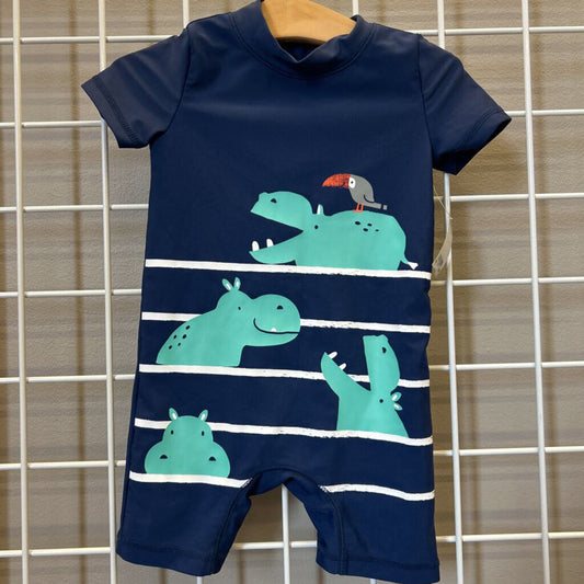 Carter's Hippo One Pc Swim - 18m