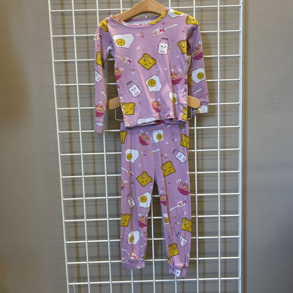 Childrens Place Toast/Egg 2PC PJ Set 3T (small mark on top)