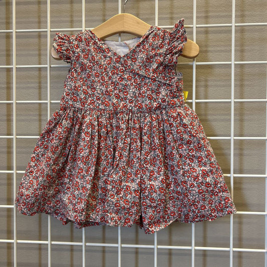 Baby Gap Floral Crossfront Tank Dress 6/12m