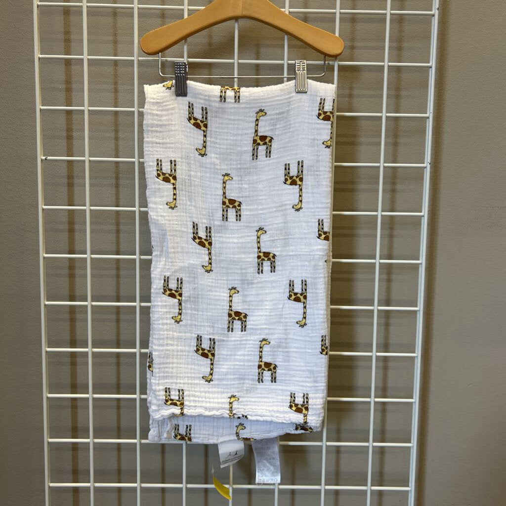 Aden + Anais Giraffe Muslin Swaddle Blanket