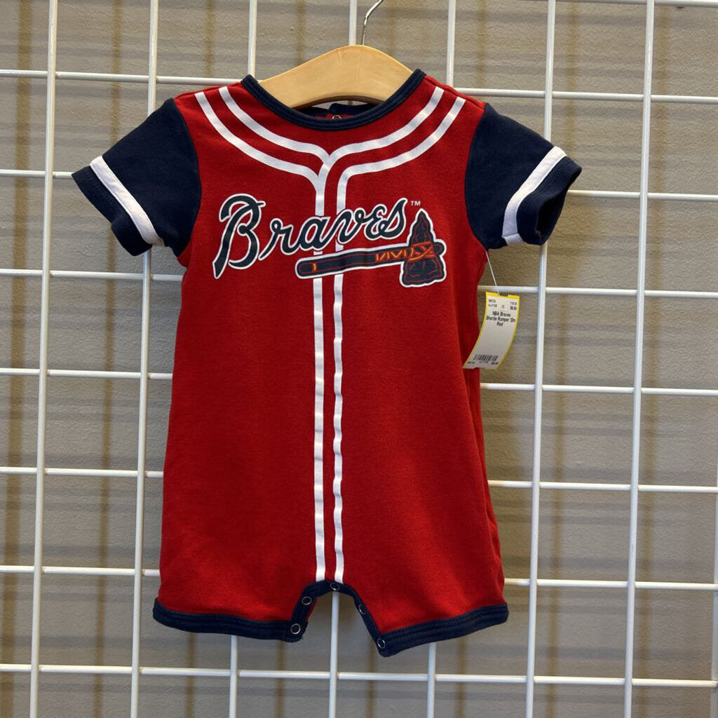 NBA Braves Shortie Romper 12m