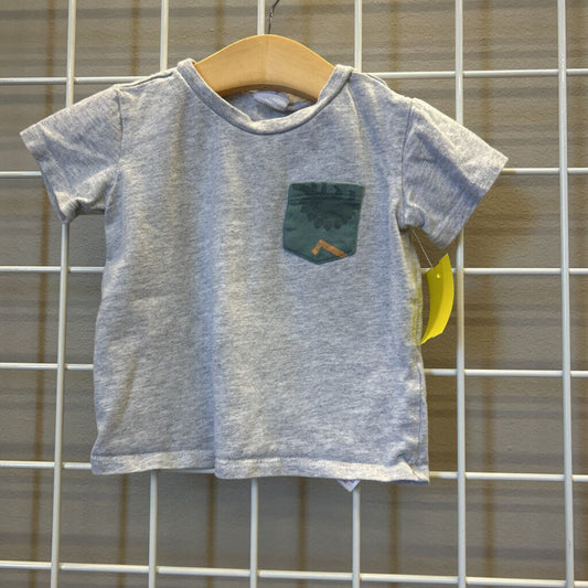 Petit Lem Dino Pocket SS Tee 12M