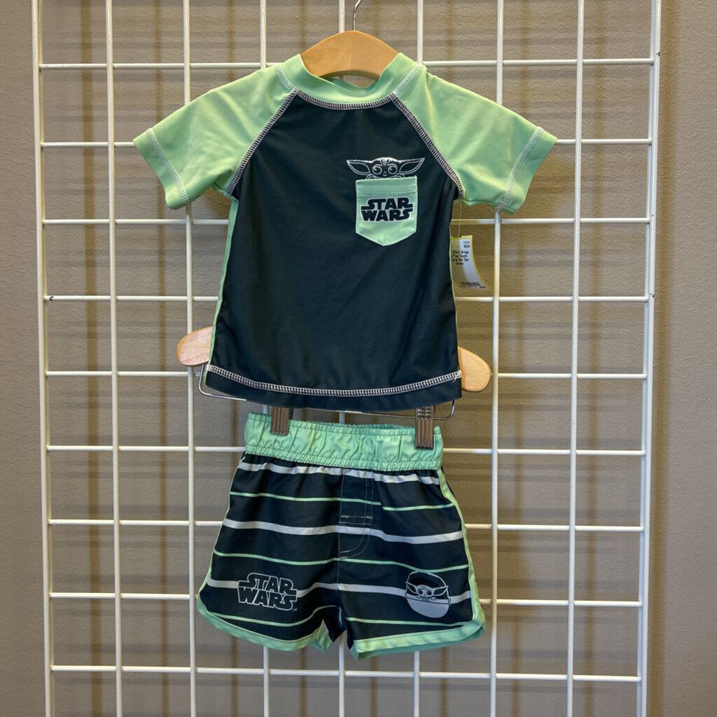 Star Wars Grogu SS Top/ Swim Shorts Set 12m