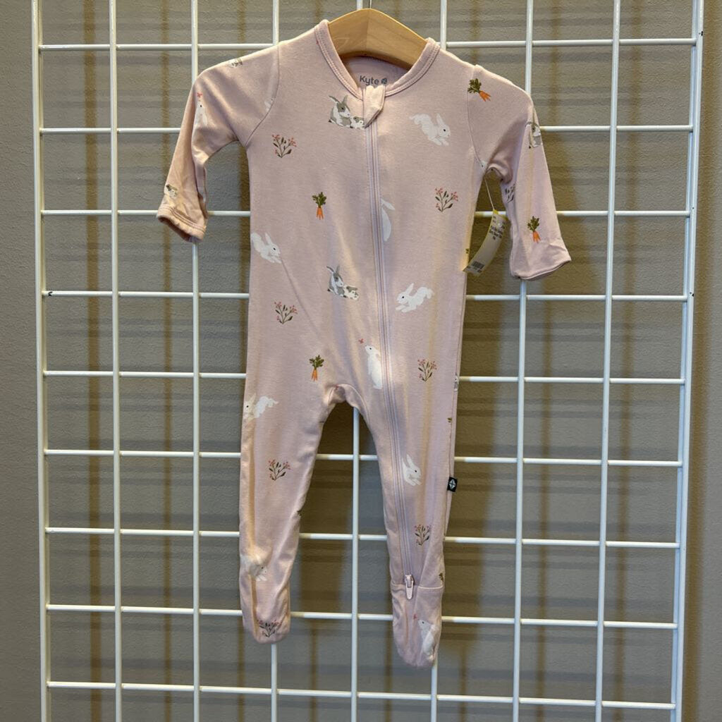 Kyte Baby Bamboo Bunny Sleeper 3/6m