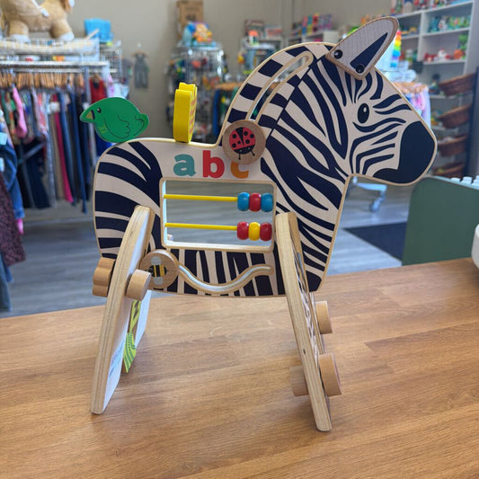Manhattan Toys Safari Zebra Wooden Activity