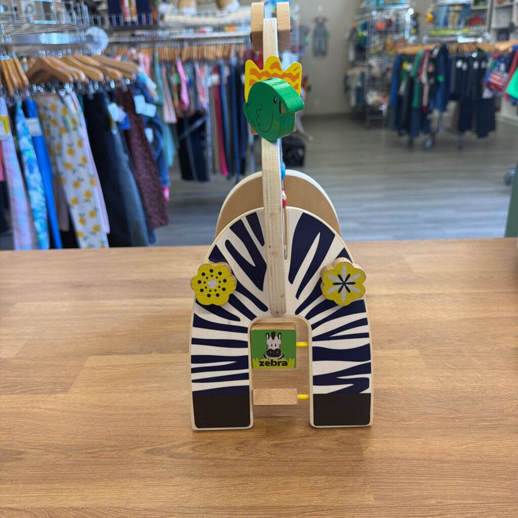 Manhattan Toys Safari Zebra Wooden Activity