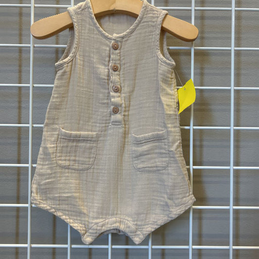 Old Navy Linen Tank Romper - 12/18m
