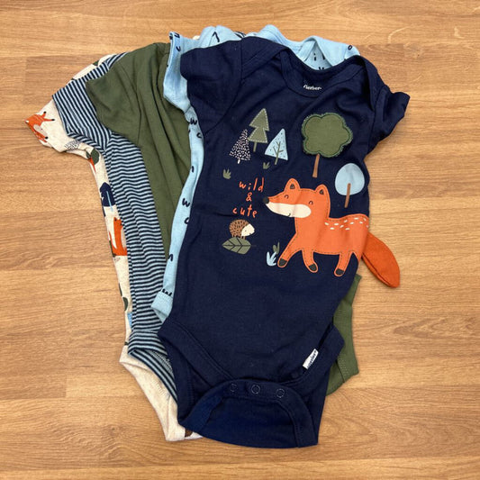 NWOT Gerber SS Onesies - 3/6m