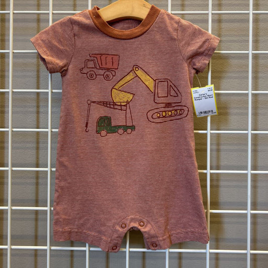 Carter's Construction Short Romper - 12m