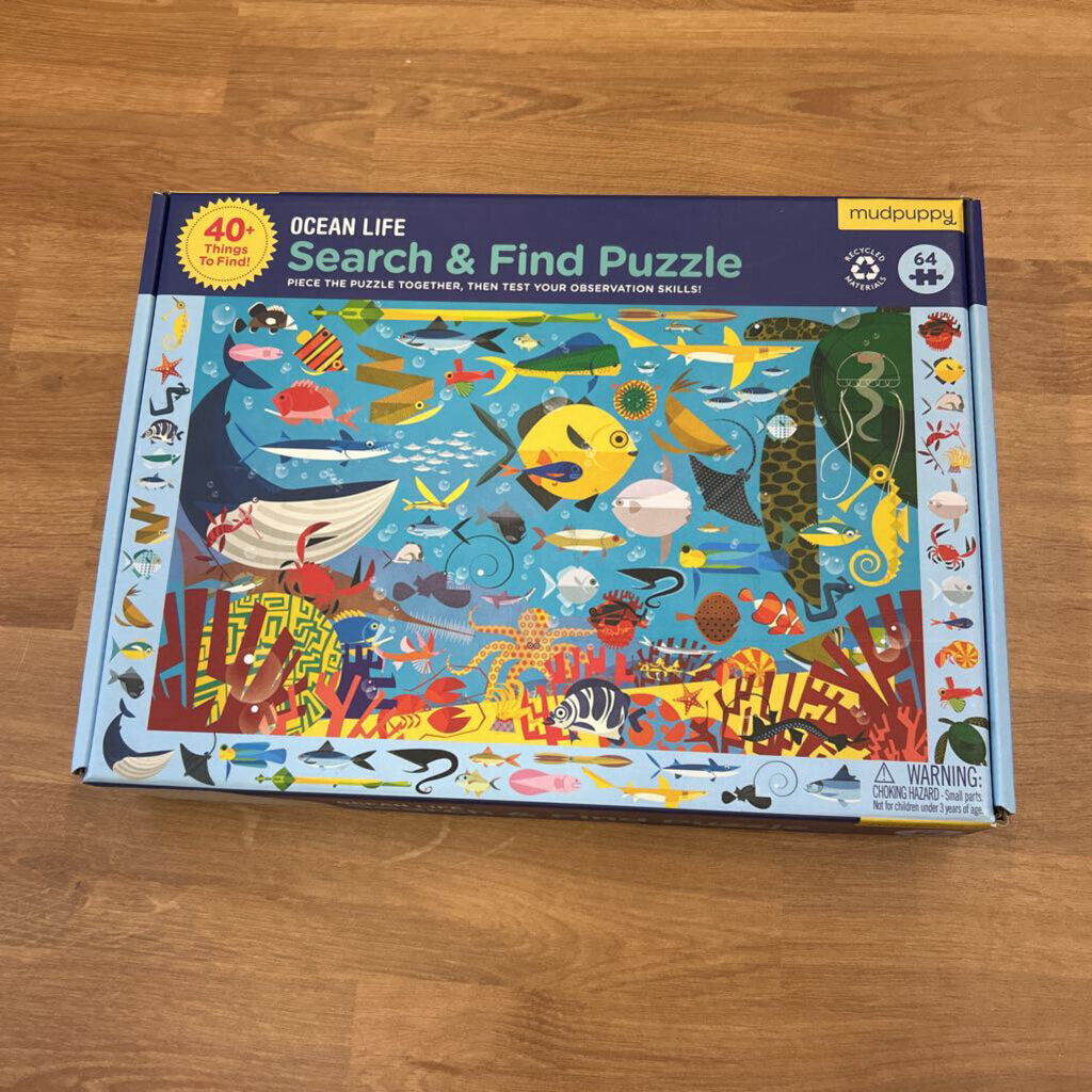 Mudpuppy Search & Find Puzzle - Ocean