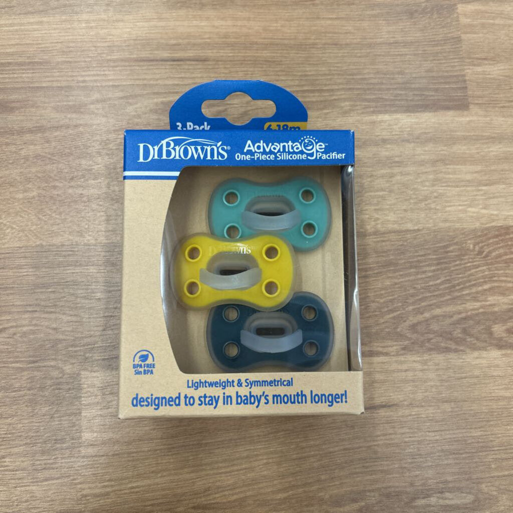 NEW Dr. Browns Silicone Pacifier Set