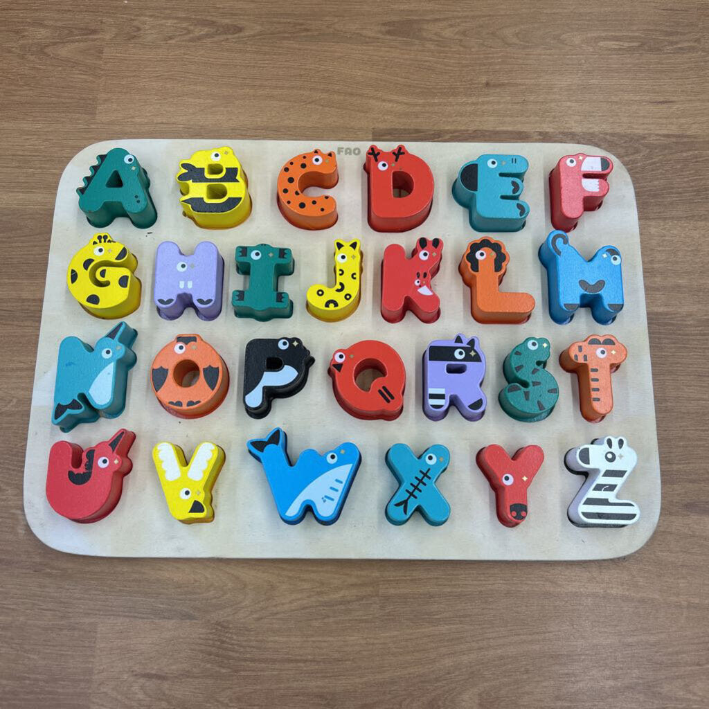 FAO Alphabet Wood Puzzle