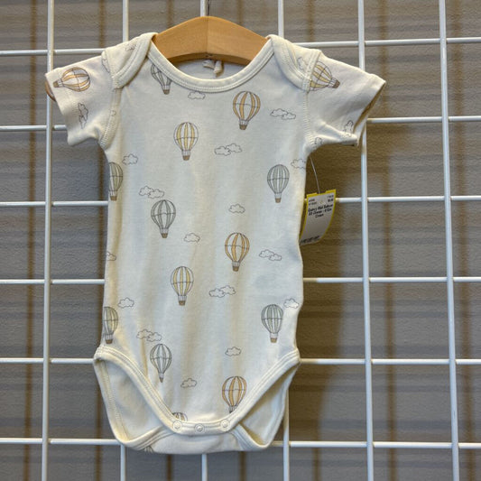 Quincy Mae Balloon SS Onesie - 6/12m