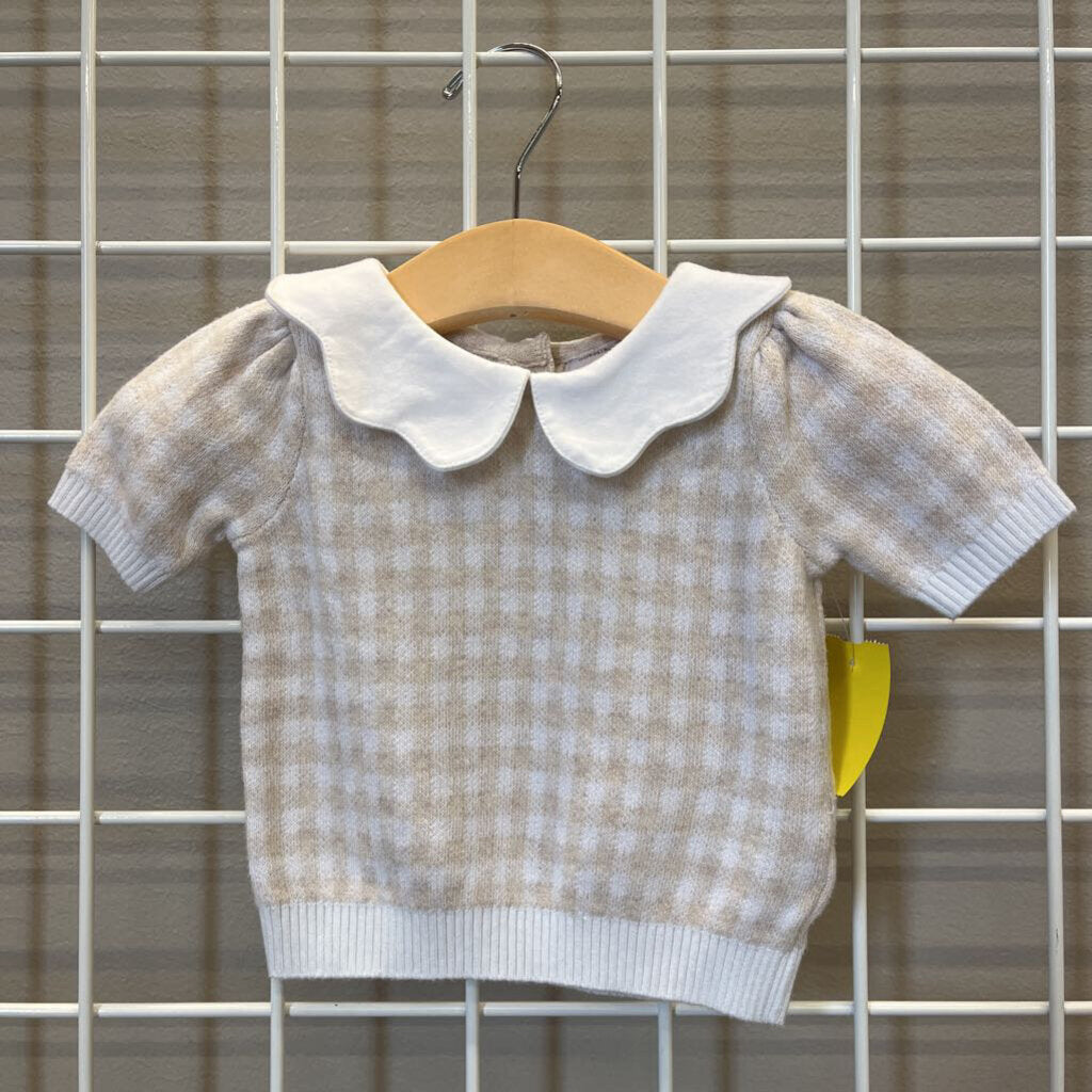 Nordstrom Collar Check Sweater - 3m