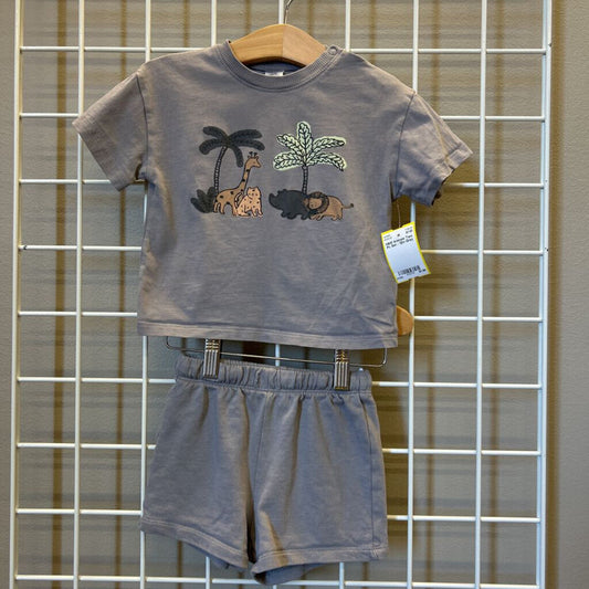 H&M Animals Two Pc Set - 12m