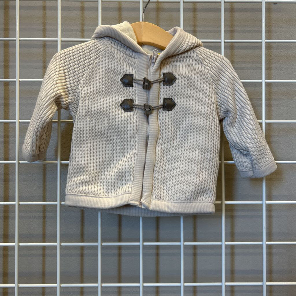 Snug Zip Sweater - 6/9m