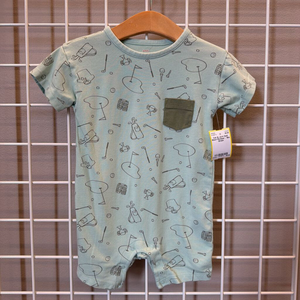 Cat & Jack Golf Short Romper - 18m