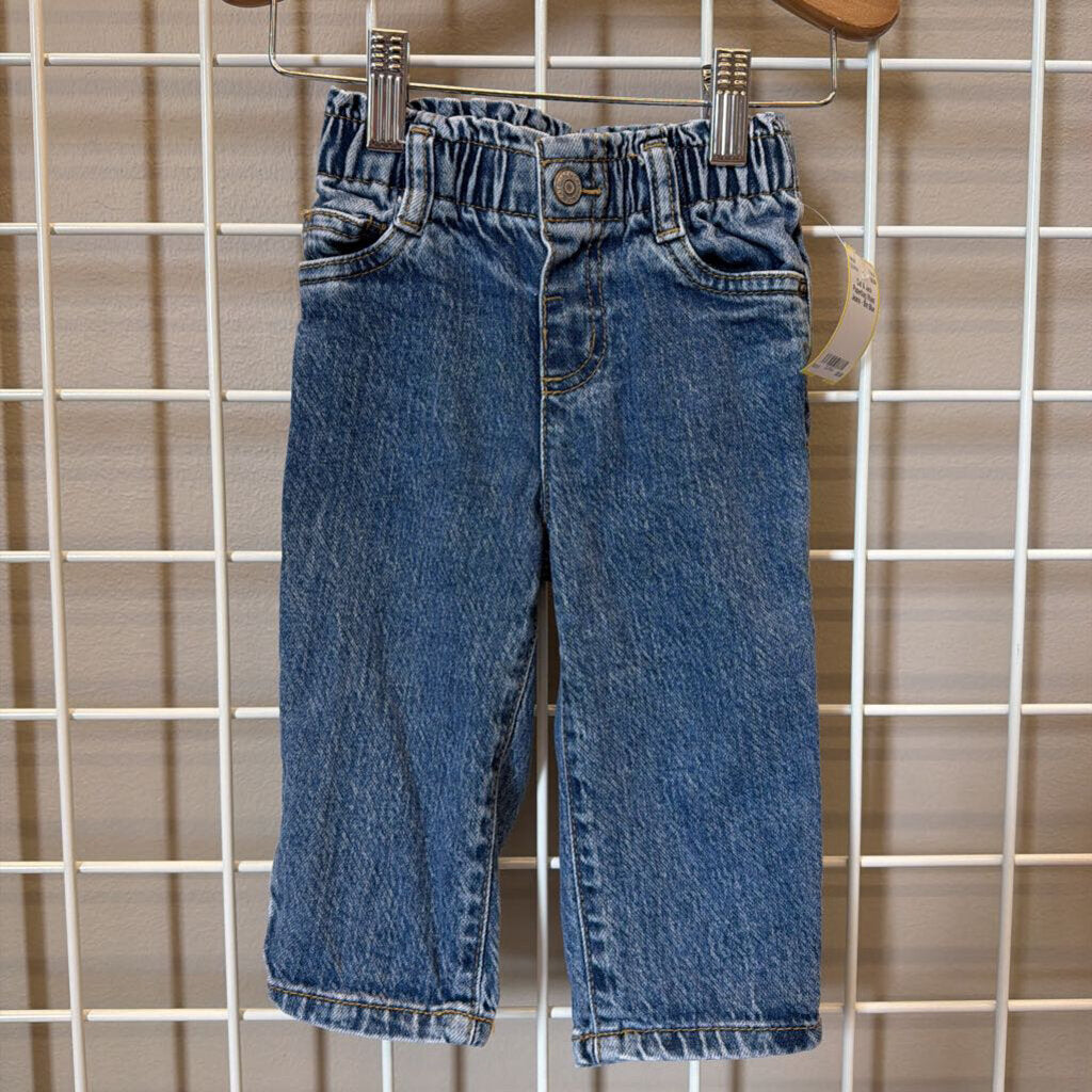 Cat & Jack Paperbag Waist Jeans - 18m