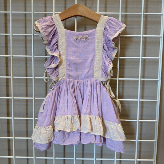 Well Dressed Wolf Ruffle Flower SS Tank - 3T