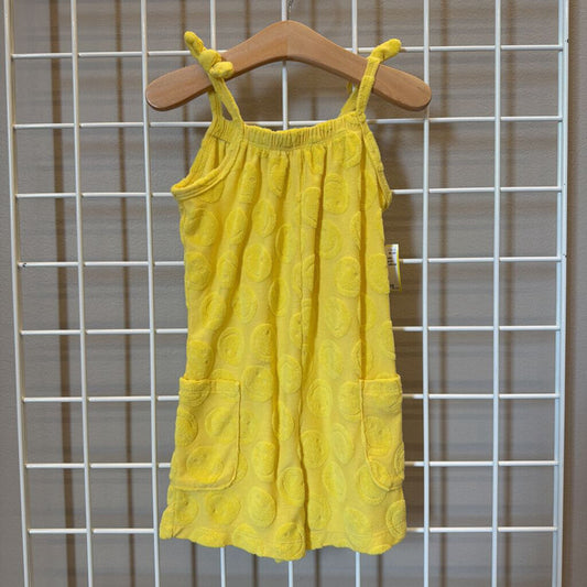 Old Navy Smile Terrycloth Tank Romper - 4T