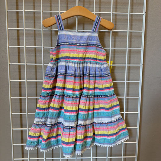 Cat & Jack Stripe Tank Dress - 4T