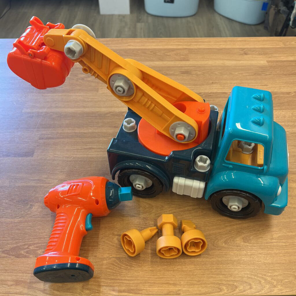 Battat Take Apart Crane Truck Toy