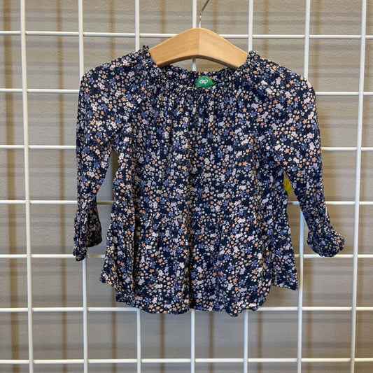 Dip Floral LS Top - 12/18m