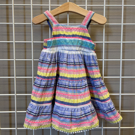 Cat & Jack Stripe Tank Dress - 18m