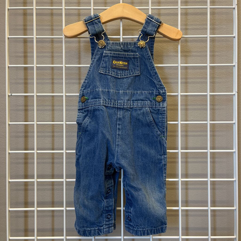 Vintage Osh Kosh Overalls (wear) - 9m