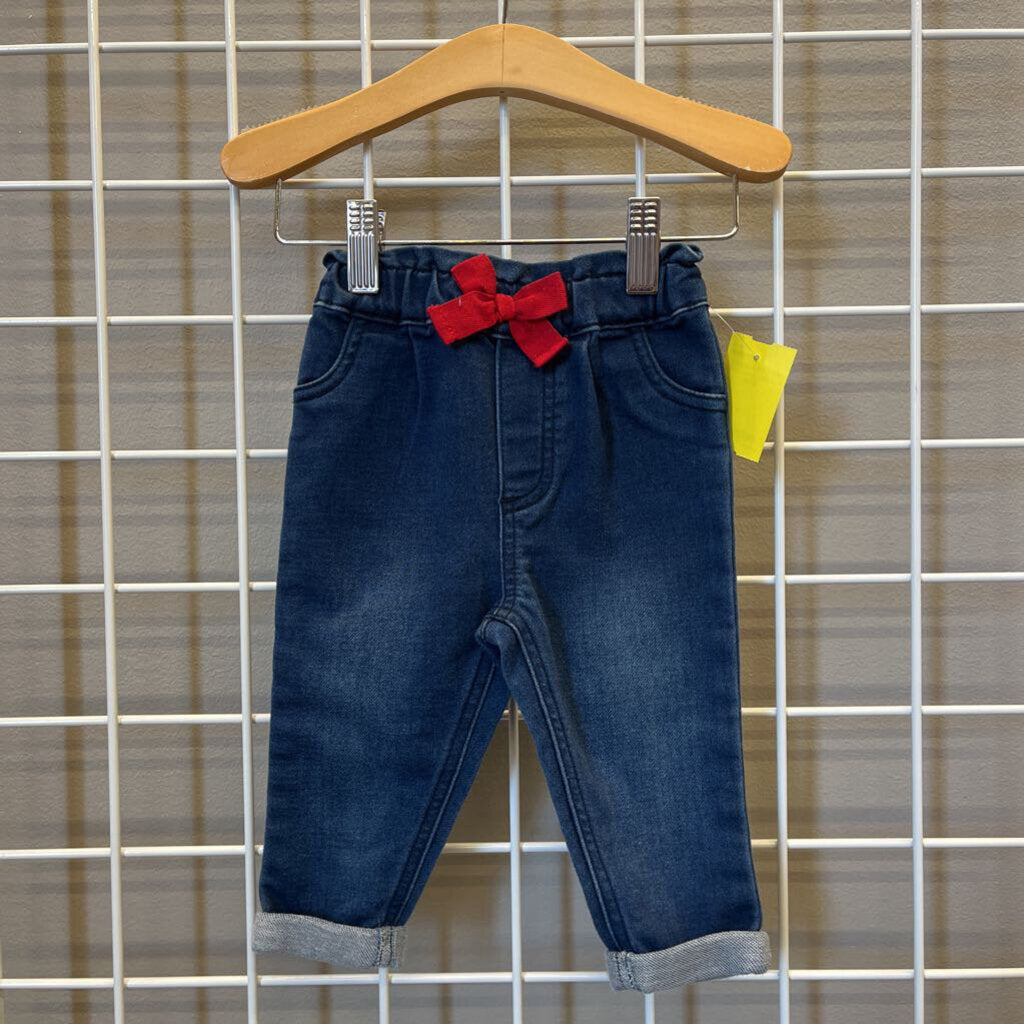 First Impressions Pull On Jeans - 6/9m