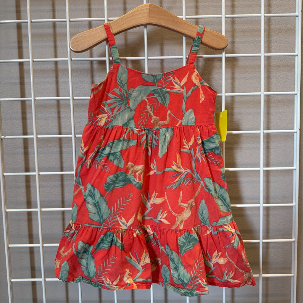 Janie & Jack Monkey Tank Dress 2T