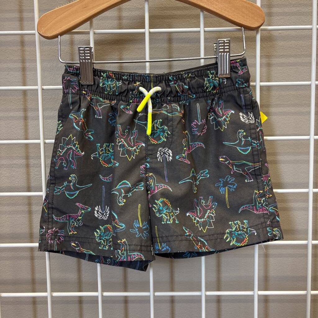 Cat & Jack Dino Swim Shorts - 4/5