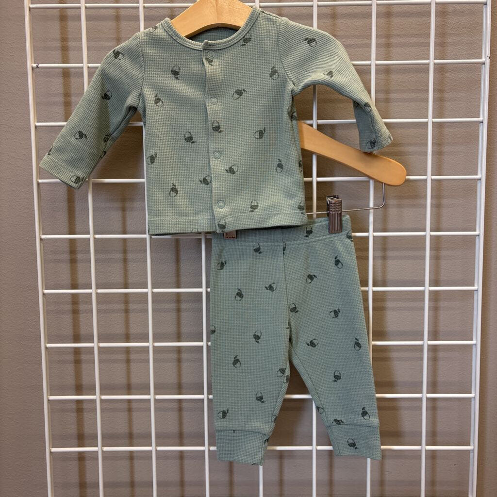 Carter's Acorn Thermal Two Pc Set - 6m
