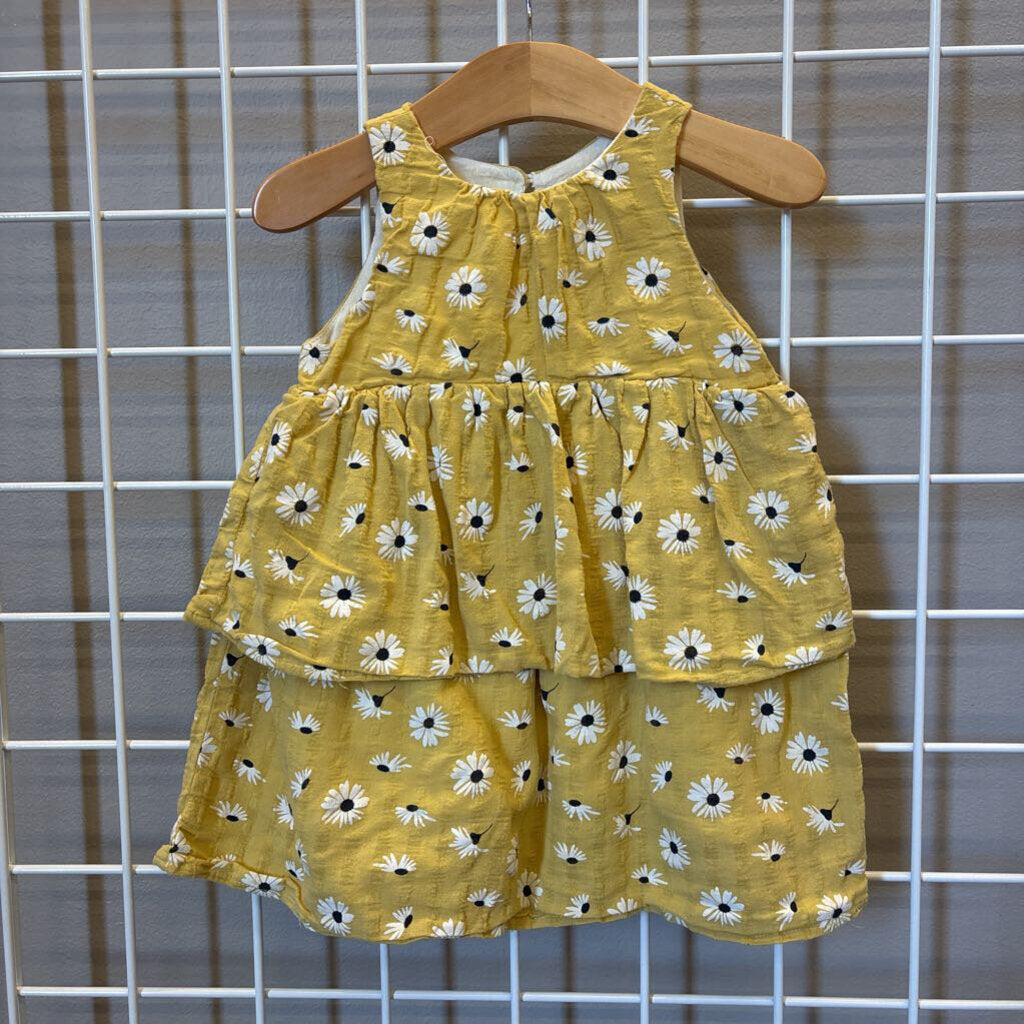 Mabel & Honey Daisy Tank Ruffle Dress - 2T