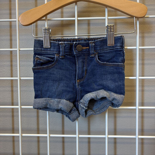 Old Navy Cuffed Denim Shorts - 12/18m