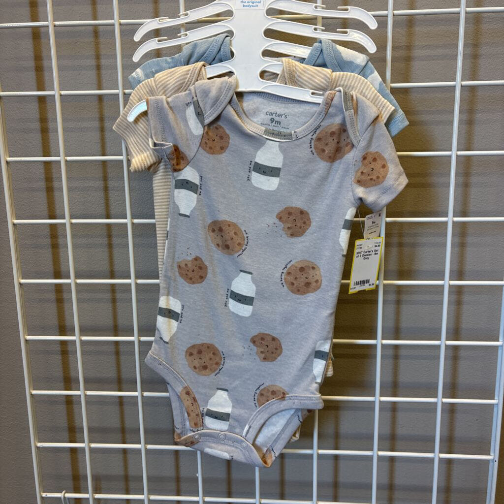 NWT Carter's Set of 3 Onesies - 9m