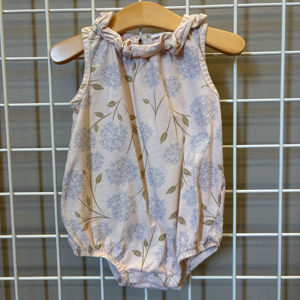 City Mouse Hydreangea Bubble Romper - 18/24m