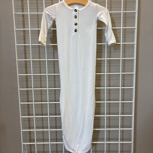 Lou Lou Button Sleeping Gown - NB