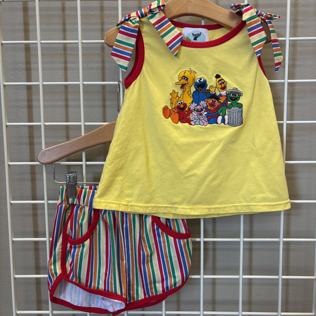 Down by the Bay Sesame Street Tank/Shorts Set - 3T
