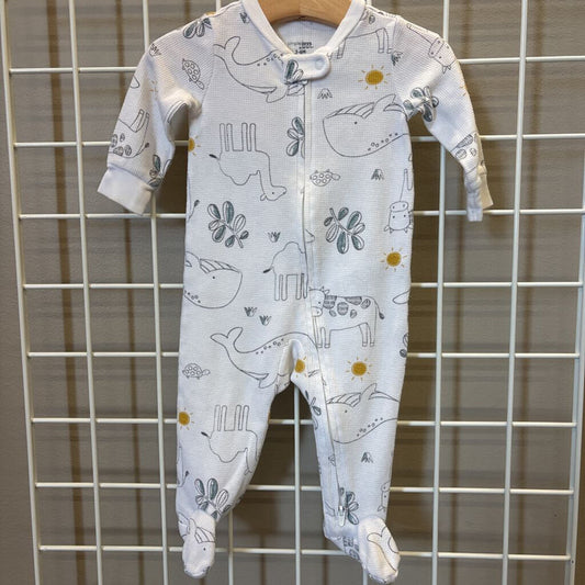 Carter's Animals Zip Sleeper - 3/6m