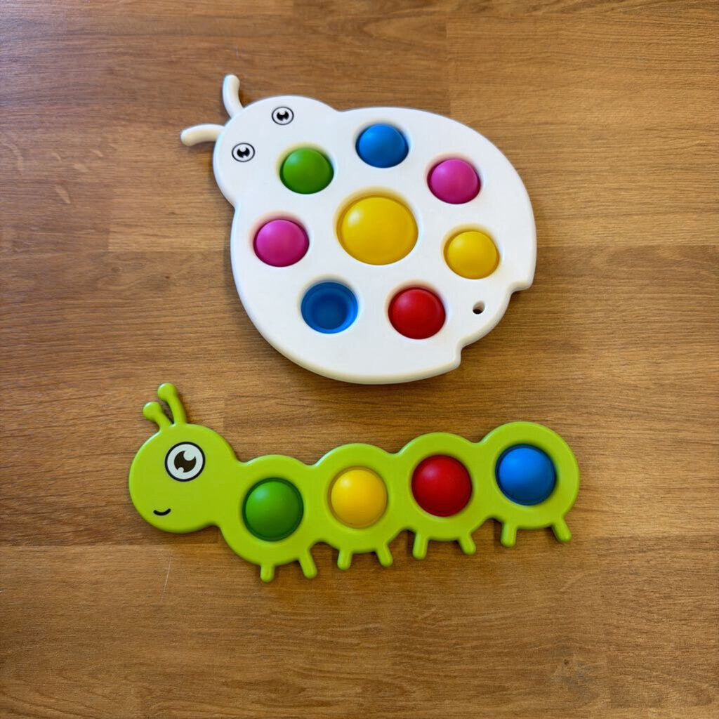 Set of 2 Animal Pop Its
