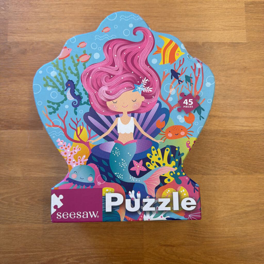 Seesaw Puzzle 45pc - Mermaids