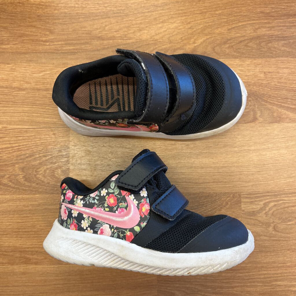 Nike Black Floral Sneakers - 6