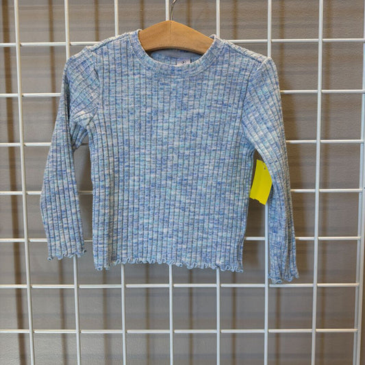 90 Degrees Ribbed LS Tee - 3T