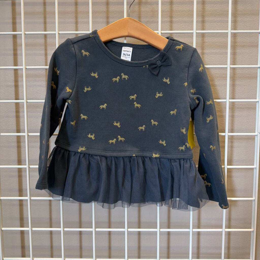 Carter's Horse LS Top - 3T