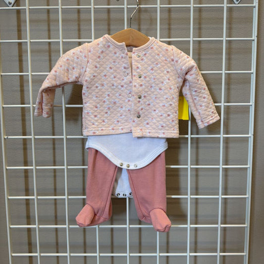 Baby Gear Like Mama Three Pc Set - 0/3m