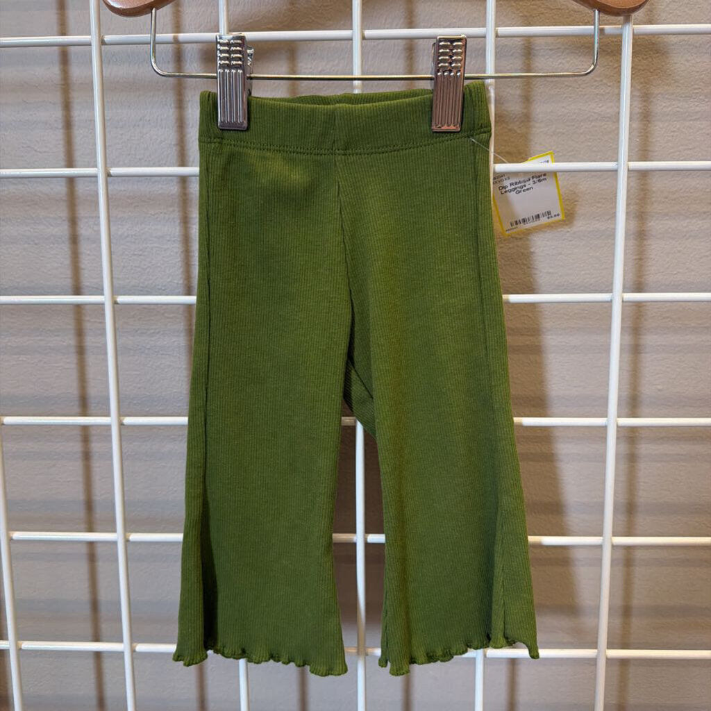 Dip Ribbed Flare Leggings - 3/6m