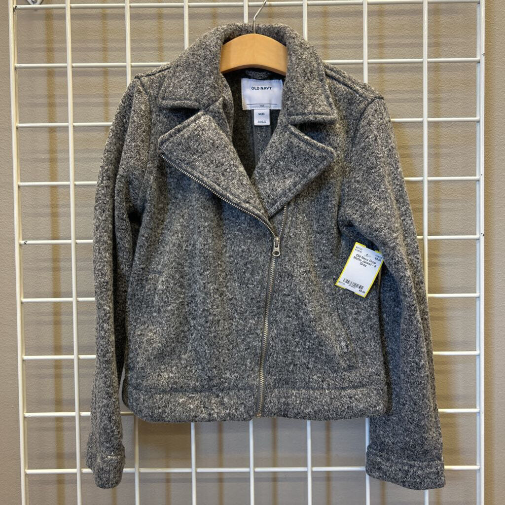 Old Navy Crop Motto Jacket - 8